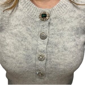 Women’s Contemporaine by SimonsJewel Button Knit Sweater SZ PS